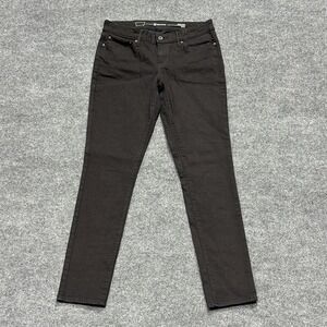 Levis Jeans Womens 28 Black Demi Curve Modern Rise Skinny Stretch Pants Denim